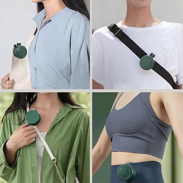 Mini portabel fläkt, USB bordsfläkt med klämma, 360 roterbar, 3 hastigheter, bladlös fläkt för kontor, resor, utomhus