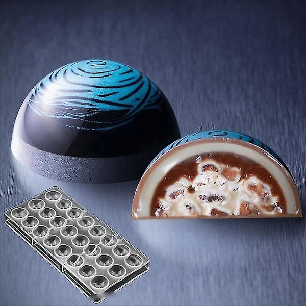 Bageplader Polykarbonat Chokoladeform Konfekt Dessertform Festgave Slikforme Bagekager