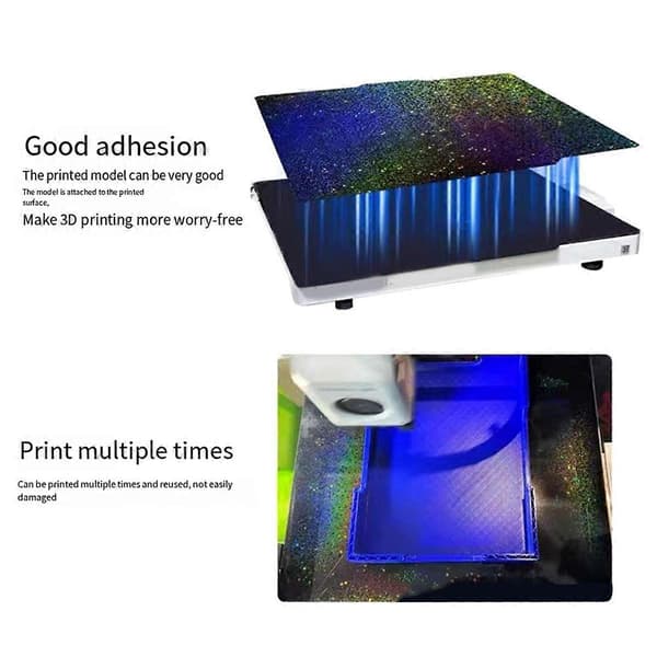 For H2D Tekstureret PEI Byggeplade Dobbeltsidet Varmeplade til Glatte og Teksturerede 3D-printdele
