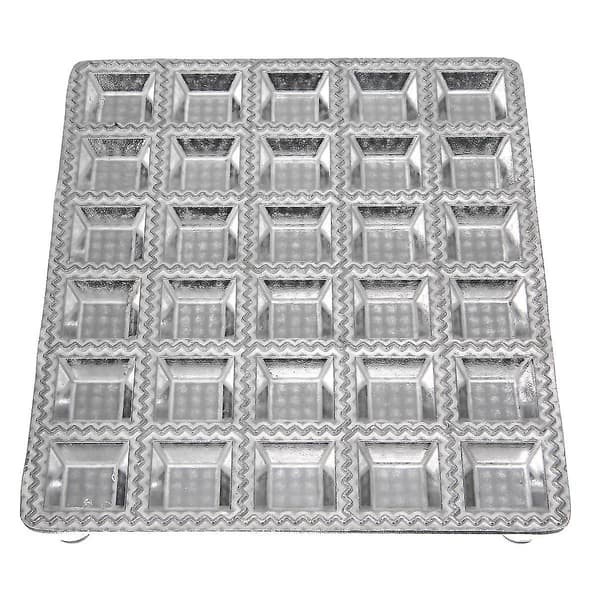 Bageplader Sølv Dumpling Form Ravioli Maker Gadgets Hurtig Pres Pasta Tærte Dumpling Fremstillingsværktøjer
