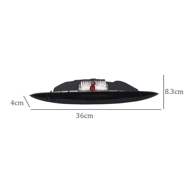 Høyt nivå bremselys direkte erstatning solid 8200219415 for Modus 04-12 Black 36cmx4cmx8.3cm