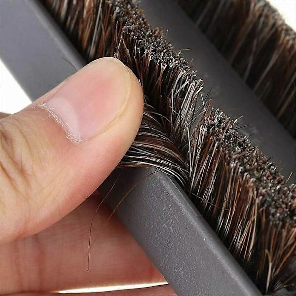 Hårt golvmunstycke, extra långa borst av mjuk nylon för effektiv rengöring, ultratunn profil för förbättrad åtkomst i trånga utrymmen, universaldammsugare