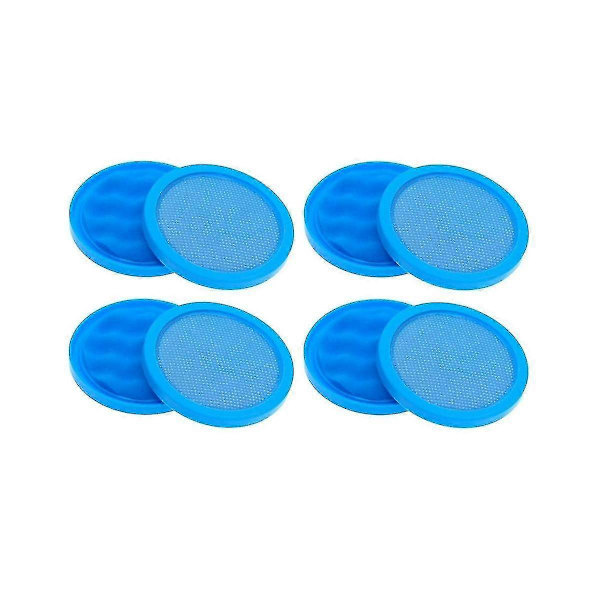8 st Bomullsfilter för dammsugare för Puppyoo D-9002 D9002 Rengöringsbyte Diameter 11