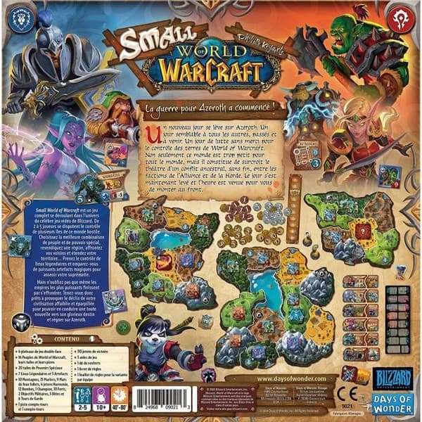 Small World of Warcraft - Asmodee - Brettspill - 2 til 5 spillere