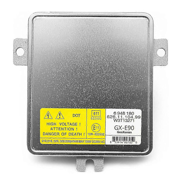 W3T13271, 63126948180 Xenon HID Strålkastarballast för 2006-2008- 3-serie E90 E91 Strålkastarmodul S80 XC70 V70 Silver