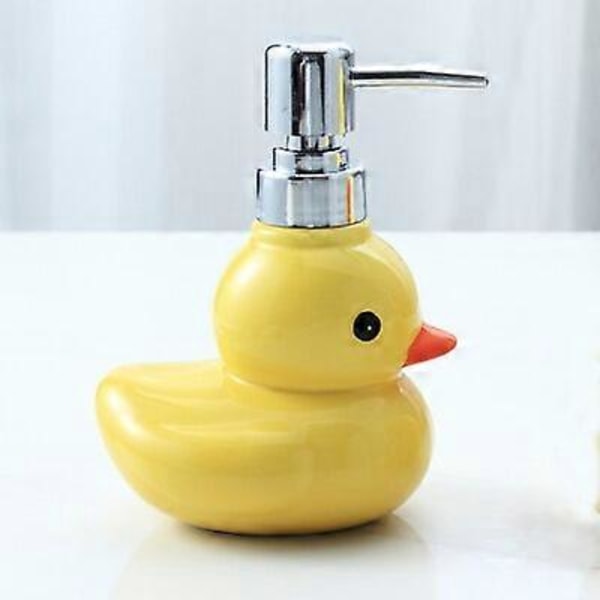 Tecknad Keramisk Duschgel Schampo Fuktbehållare Handdesinfektionsflaska Lotionbehållare Dispenser Badrumstillbehör S 270ml