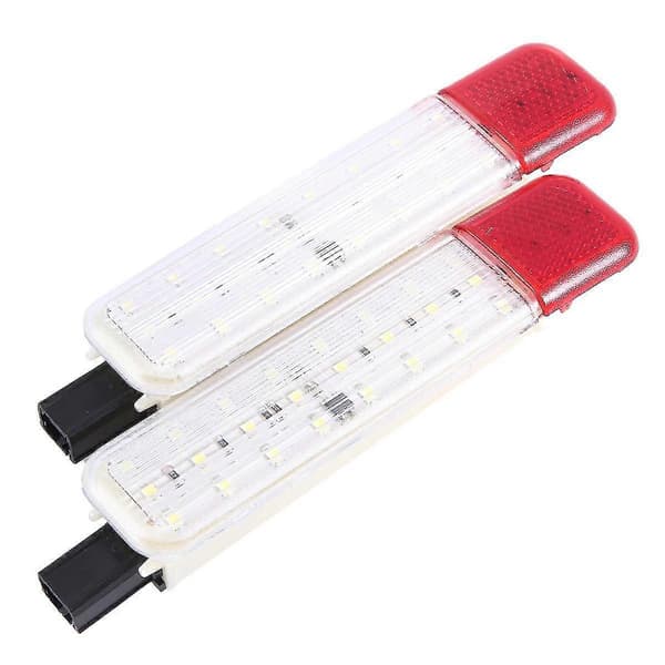 1 par Dør Interiør Led Reflektor Lys Interiør Lys 15021517 15021518 Til Rød-hvid