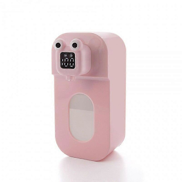 Söpöt automaattiset vaahtosaippua-annostelijat kylpyhuoneeseen, älykäs käsienpesukone USB-latauksella, seinään asennettava saippua-annostelija kylpyhuoneeseen pink