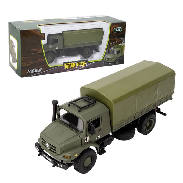 36 Mini Legering RC Militærlastbil Legetøj Pædagogisk Modelbil