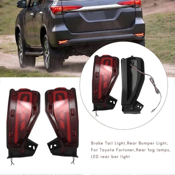 1 Par LED Reflektor Bremselys Baklykt Passer 2015-2017 For Fortuner