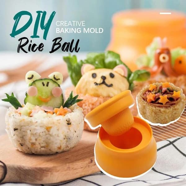 Kakformar & formar DIY Glutinous Rice Balls Creative Mold Rice Mold Bakform Sushi Rice Cup