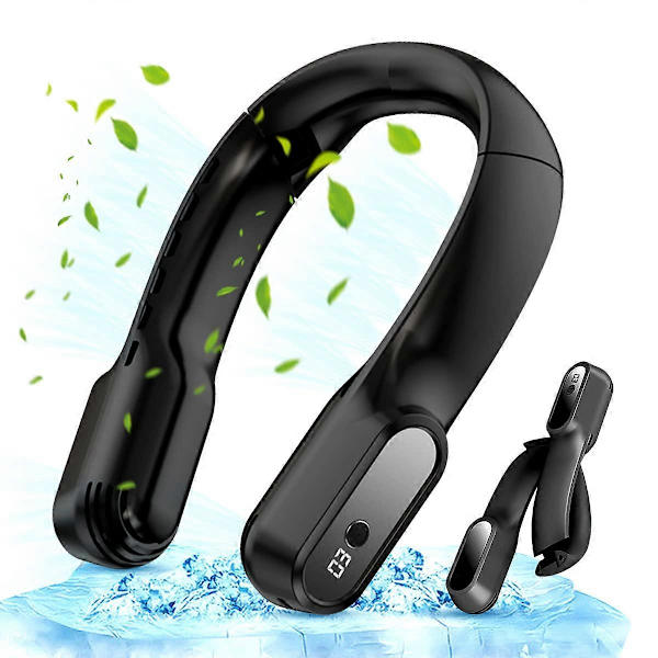 Kannettava handsfree-tuuletin (musta)
