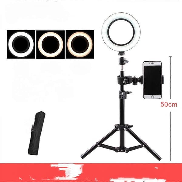 LED Ring Light Make Up RingLight til Video, Studio, Makeup, Dæmpbar 3 Lystilstande, Let at Bære og Installere
