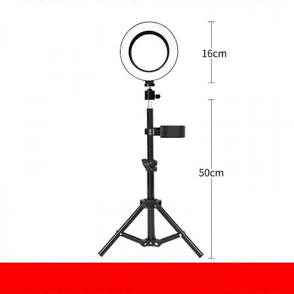 6 tommer Fill Light Ring Light Supplerende Lys LED Skalerbart Fill Light