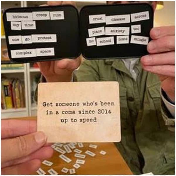 Ransom Notes - Det latterlige ordmagnet-festspil, 3+ spillere