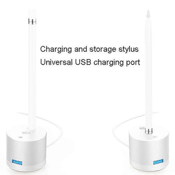 Til Apple Pencil 1 USB Oplader Metal Base A48 Sort Not Specified