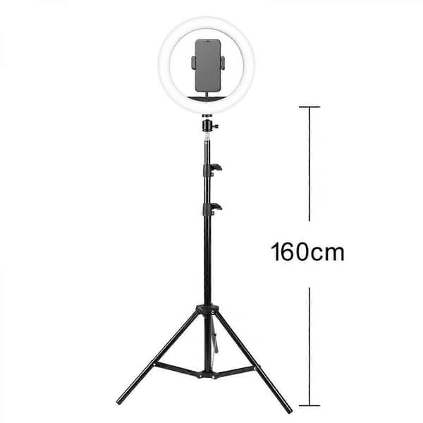 10 tommer Fyllelys Ringlys Supplerende Lys LED-lys Sammenleggbart Fyllelys