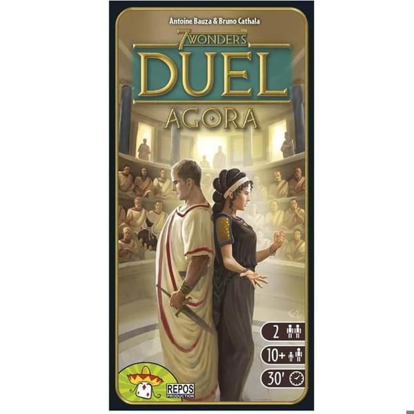 Agora 7 Wonders Duel Utvidelse - Brettspill - ASMODEE - Agora - 10 år - 2 spillere - 30 minutter
