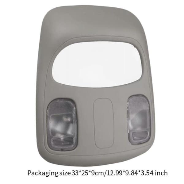 Overhead Konsollhus LED Lys 1DK78BD1AA for Dodge RAM 4500 5500 Light grey Pack 33x25x9 cm