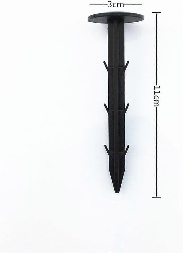 30 stk. 11 cm Hagesikringsplugger Plastfestepinner Ugressdukplugger for Ugresskontrollmembran