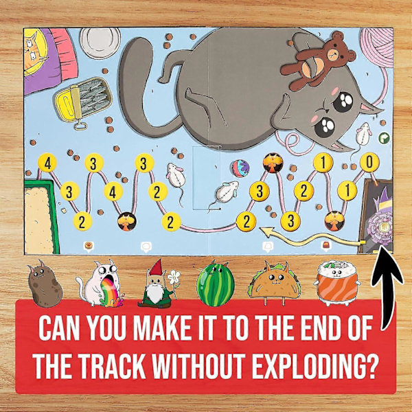 Exploding Kittens Brädspel {YFL}
