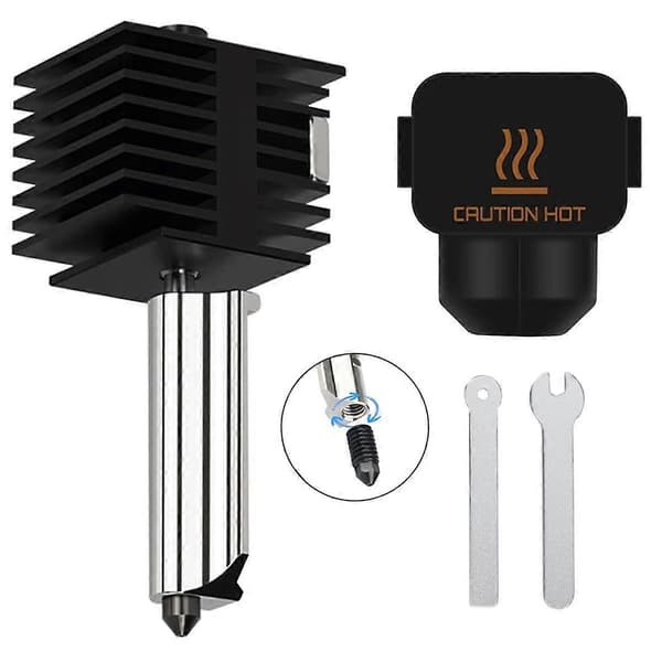 Hotend Kit för Bambu-Lab A1/A1 Mini, 3D-skrivardelsersättning - för Bambu-Lab A1/A1 Mini 3D-skrivare 0.8mm As shown