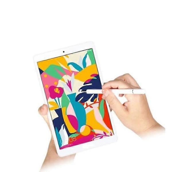 Touch Pen - HVIT - Kapasitiv penn - Trykkfølsom - Utskiftbar - Magnetisk hette