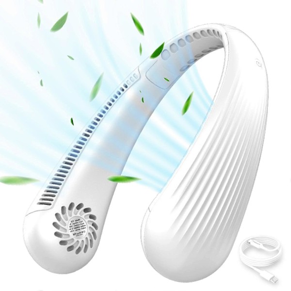 Kannettava Bladeless Personal USB Neck (VALKOINEN)