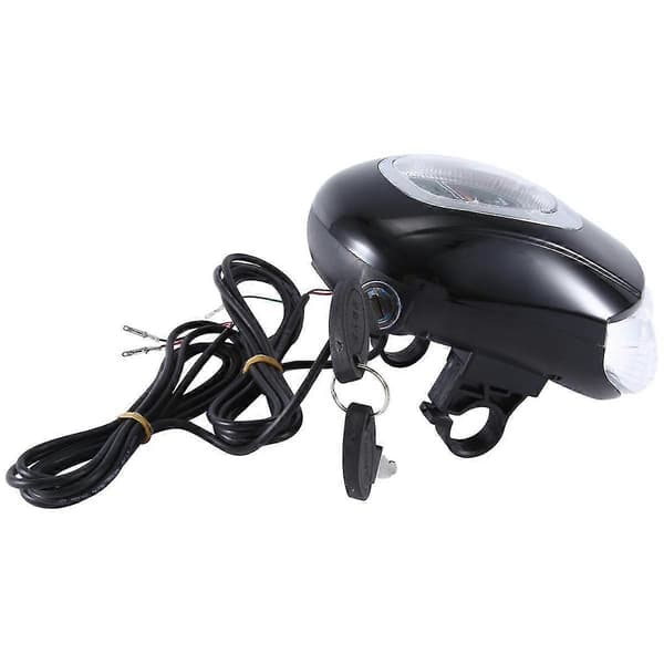 60V Bluetooth Hovedlys Lampe Blinklys Baklys LCD Instrumentpanel Elektrisk Scooter Nøkkel Elect black