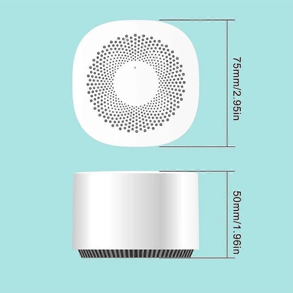 TVOC Luftkvalitetsmåler CO2 Sensor Meter HCHO Gassdetektor Formaldehyd Karbondioksid Luftkvalitetstester Temperaturanalysator