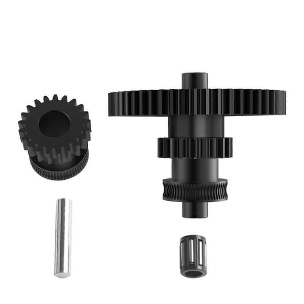 Til Neptune 4/Pro/Plus/Max Nanobelagt Formstål Integreret Ekstrudergear CNC Udskrivningssæt 3D Printerdele Black