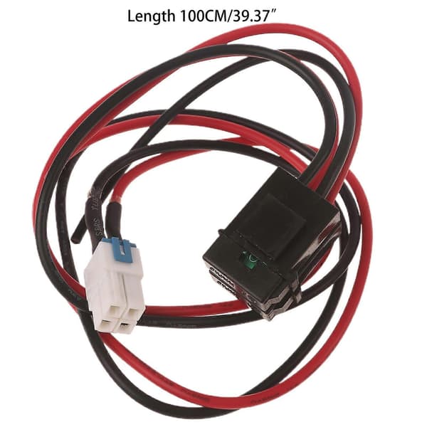 Holdbart 4-benet 12AWG strømkabel til Icom IC-7100 IC-7300 IC-7000