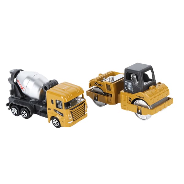 6 st 1 64 Legering Konstruktion Fordon Leksak Mini Bil Set Barn Julklapp
