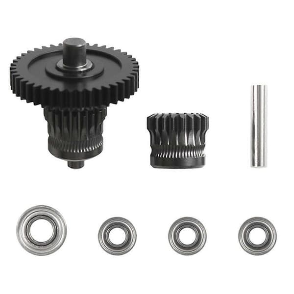 Til Sprite Extruder Gear POM og Nano-Coating Formstål Gear Integreret Aksel 3D Printer Tilbehør Black