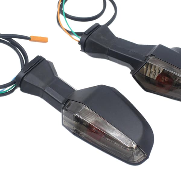 2x Motorcykel Blinklys til Z1000SX Reservedele Nem Installation Black 15.5cm