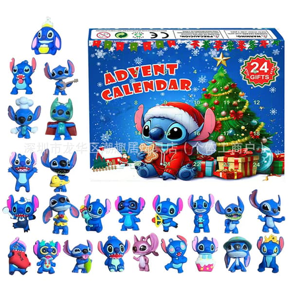25-26 Ny Stitch Lilo & Stitch Julekalender Blind Box K