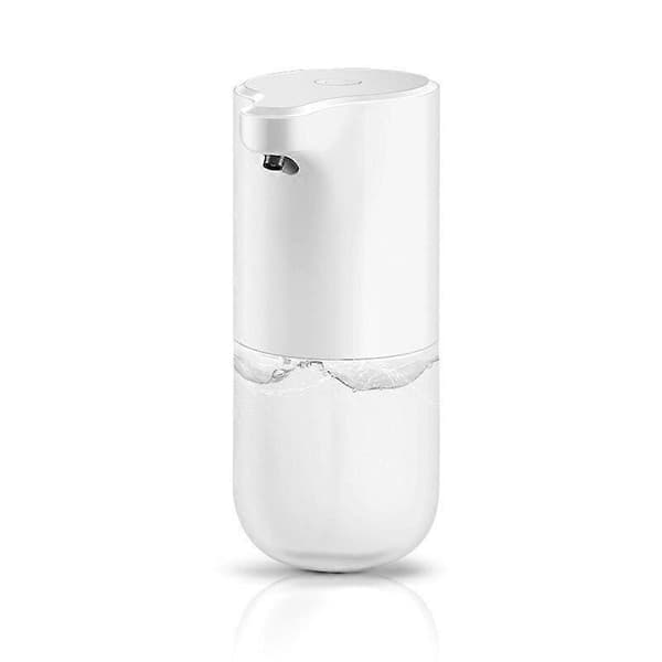 Håndfri dæk- og vægmonteret 350 ml berøringsfri sæbedispenser i plastik White