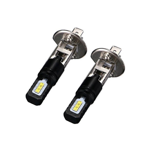 6000k Superkirkas valkoinen 6000lm Drl 4x H1 LED-ajovalopolttimosarja kaukovaloille