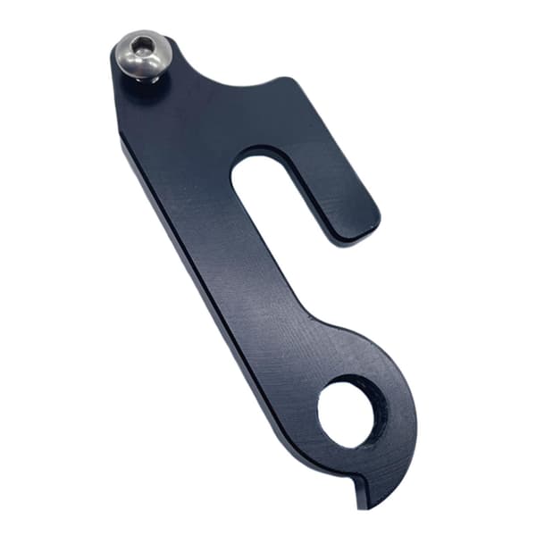 Bagskifterophæng hale krog drop out adapter med bolt til cykel Black