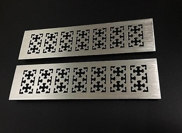 Snøblomstgitter Rektangel Aluminium Luftventil Grilldeksel
