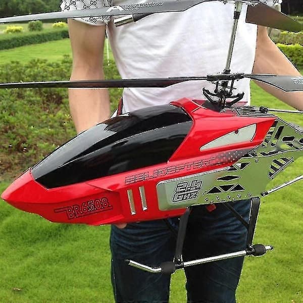 3.5ch 80cm Extra Stor Fjärrstyrd Flygplan Kraschresistent Fjärrkontroll Utomhus Flygplan Heliko