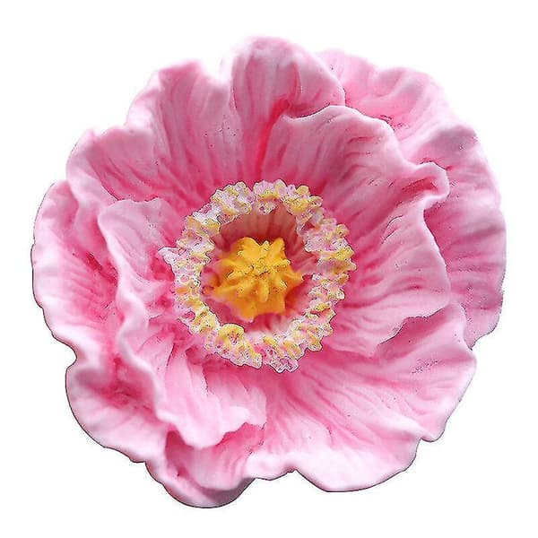 Kageforme Den Nye Yumei Styling Aromatiske Gipsform Pæon Blomst Form Kagedekorationsform 1 stk