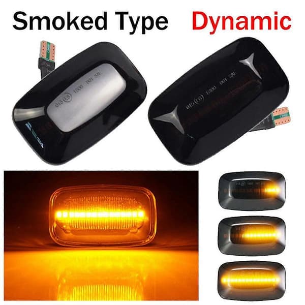 6X Dynamisk LED Side Markeringslys Blinklys til Land Cruiser 70 80 100 Serie