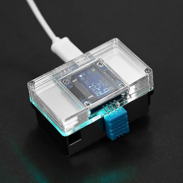 Diy Pm2.5 Miljødetektor Kit Luftkvalitetsmonitor Med Transparent Etui