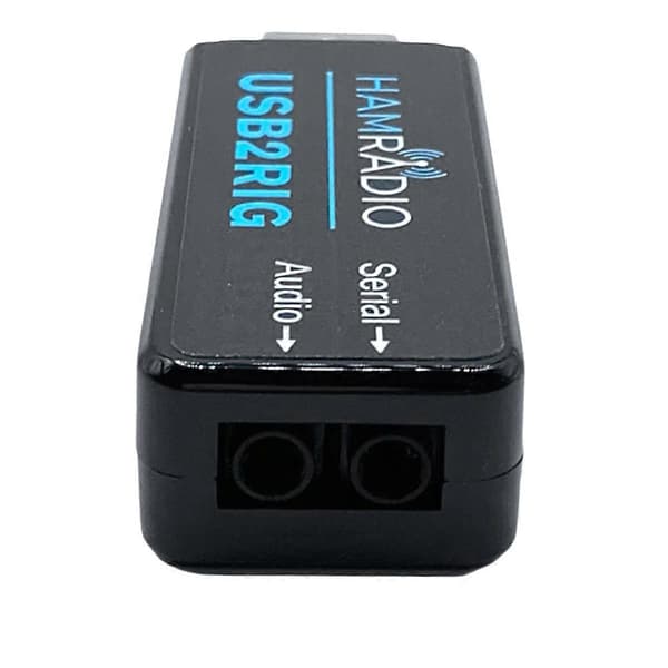 USB2RIG Radio USB Lydkort Konnektor til , ICOM Erhvervsradio Black