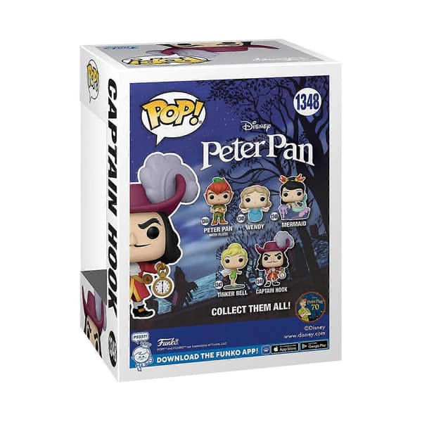 Kapteeni Koukku Peter Pan 70th Pop! Disney Vinyylihahmo Multicolor One Size