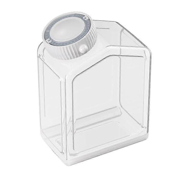 Oppbevaringsbeholder for ris, multifunksjonell beholder for tørr mat, for sukker, hjemmeskafferi Clear 12.5cmx8cmx18.5cm