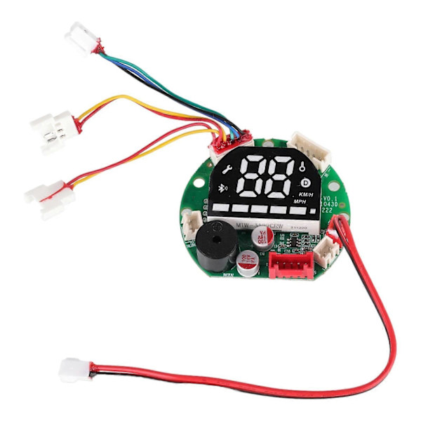 Dashboard/Motorstyrenhet för HX X9 Kickscooker Modul Centralt Styrsystem med Laddningsport Ersättningsdelar