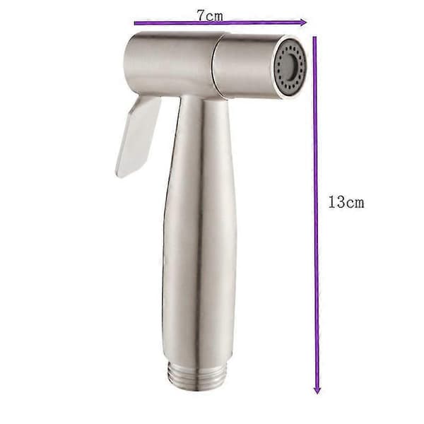 Håndholdt vandhane sprinkler/brusehoved i rustfrit stål/toilet