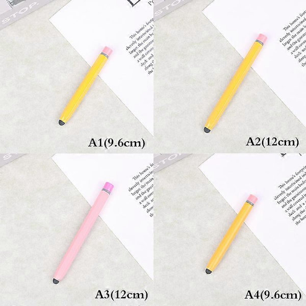 Børne Faux Crayon Touch Pen Nostalgisk Blyant Touch Screen Kapacitiv Pen til Android Iphone Ipad A2